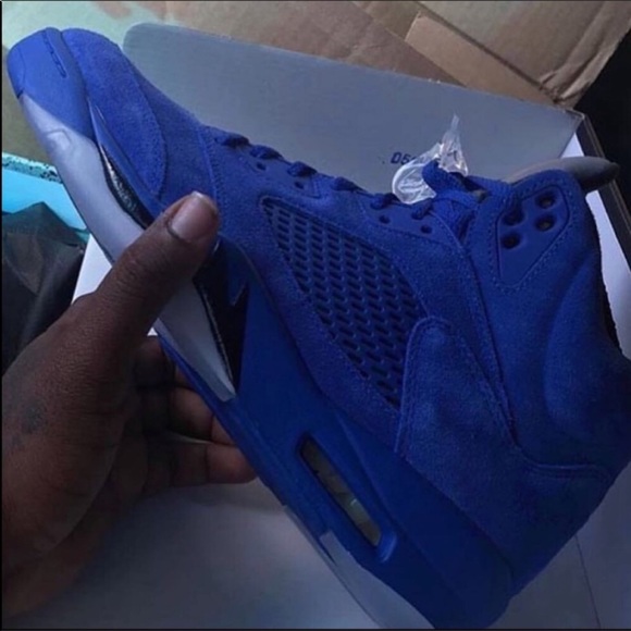 Jordan Retro 5 “Blue Suede”